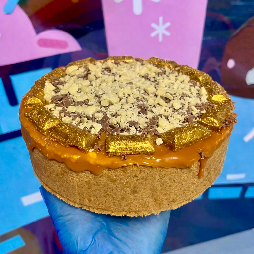 Galaxy Caramel Cheesecake