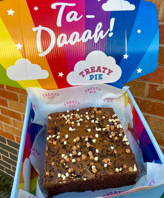 Galaxy Caramel School Cake